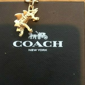Coach limited edition Steggy necklace gold plated
